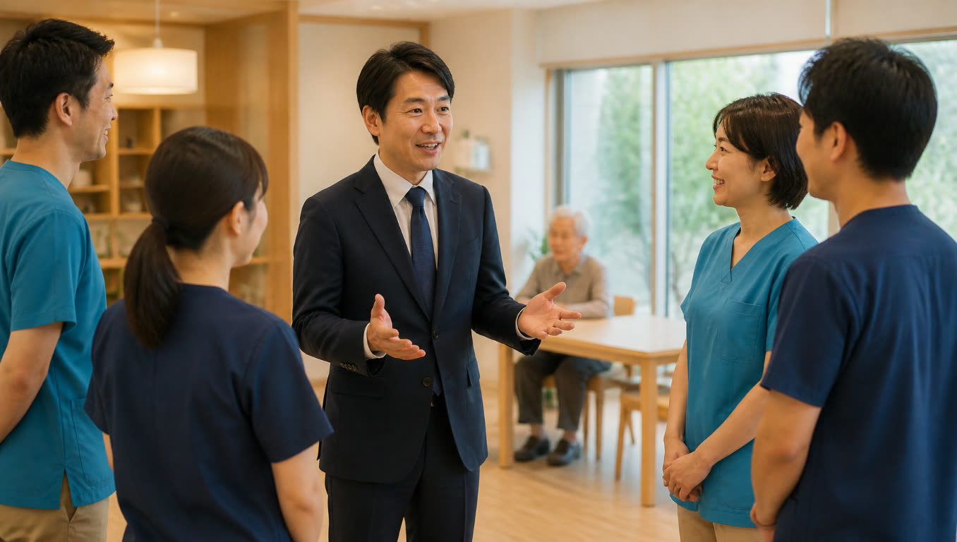 施設管理者 の仕事風景1